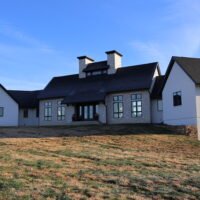 outside of a wing-style home