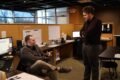 Happy business owners collaborating in a bright modern Columbus office space