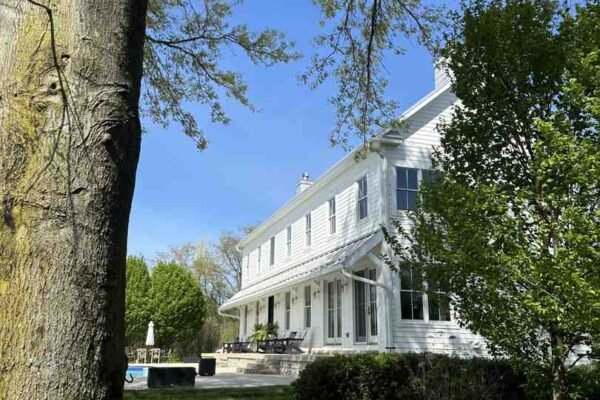 house styles in a diverse American neighborhood
